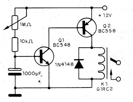 Figura 14 – Timer com transistores
Figura 14 – Timer com transistores