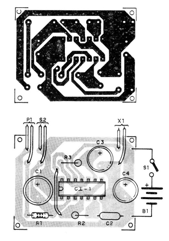    Figura 2 – Placa para a montagem
