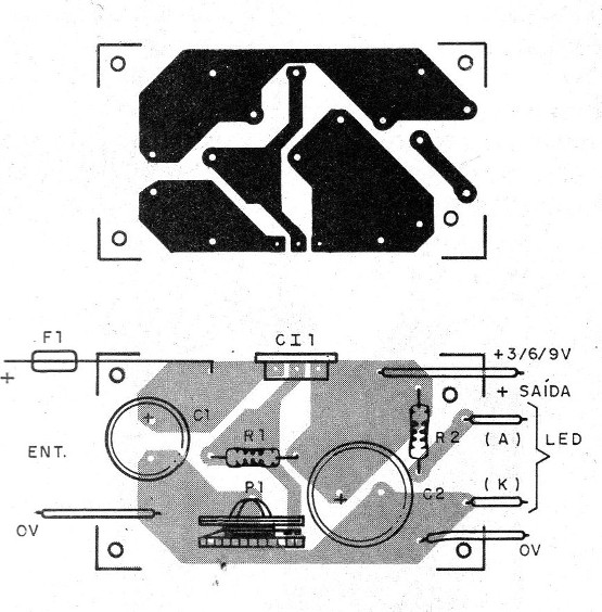 Figura 2 – Placa para a montagem
Figura 2 – Placa para a montagem