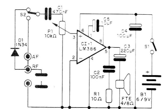    Figura 1 – Diagrama completo do aparelho
