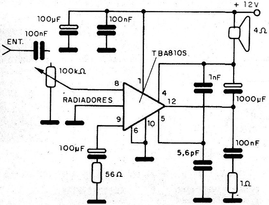 Figura 3 – Etapa de potência integrada
Figura 3 – Etapa de potência integrada