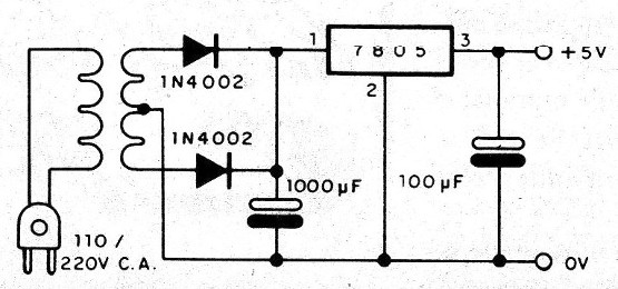 Figura 3 – Fonte de 5 V
Figura 3 – Fonte de 5 V