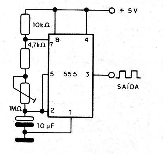 Figura 6 – Clock lento com o 555
