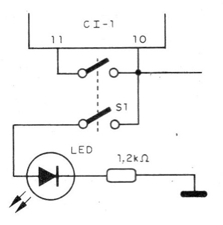    Figura 3 – Ligação do LED stand-by
