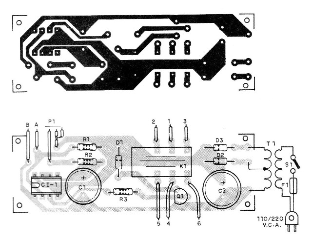 Figura 2 – Placa para a montagem
Figura 2 – Placa para a montagem