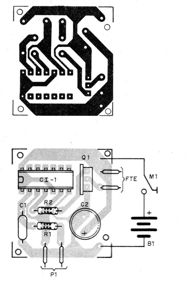 Figura 2 – Placa para a montagem
Figura 2 – Placa para a montagem