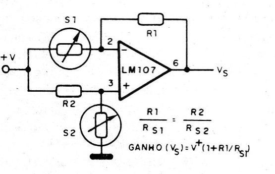 Fig. 6 – Amplificador para ponte de medição - 2
Fig. 6 – Amplificador para ponte de medição - 2