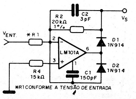 Figura 9 – Retificador de meia onda rápido
Figura 9 – Retificador de meia onda rápido