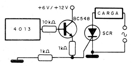    Figura 2 – Circuito de disparo do SCR
