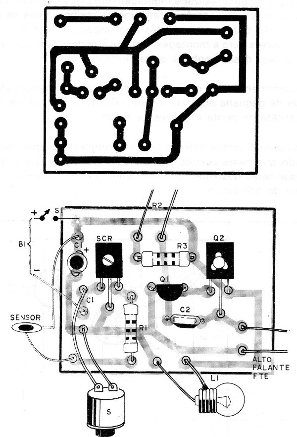 Figura 6 – Montagem em placa de circuito impresso
Figura 6 – Montagem em placa de circuito impresso