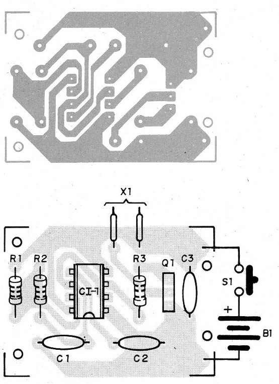     Figura 4 – Placa para a montagem do transmissor
