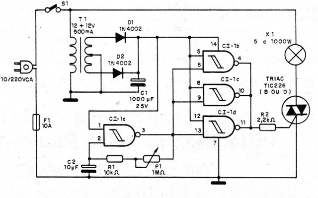    Figura 1 – Diagrama do sinalizador
