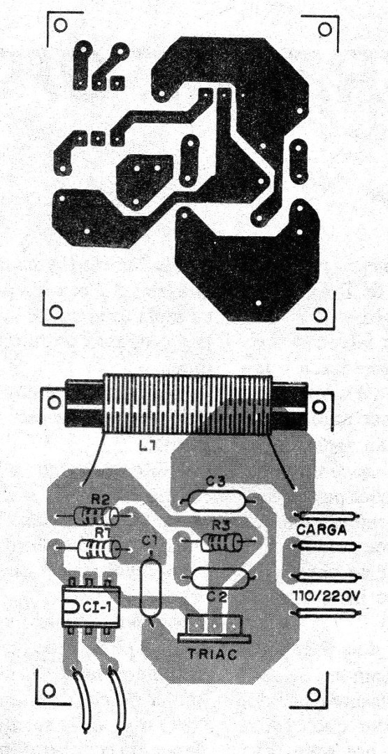 Figura 4 – Placa para a montagem
Figura 4 – Placa para a montagem
