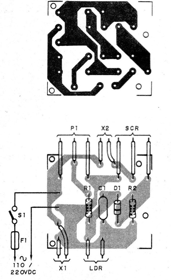 Figura 3 – Placa para a montagem
Figura 3 – Placa para a montagem