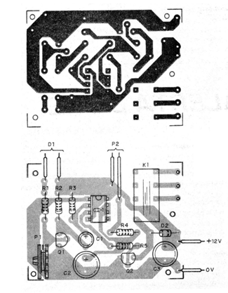Figura 4 – Placa de circuito impresso para o receptor
Figura 4 – Placa de circuito impresso para o receptor