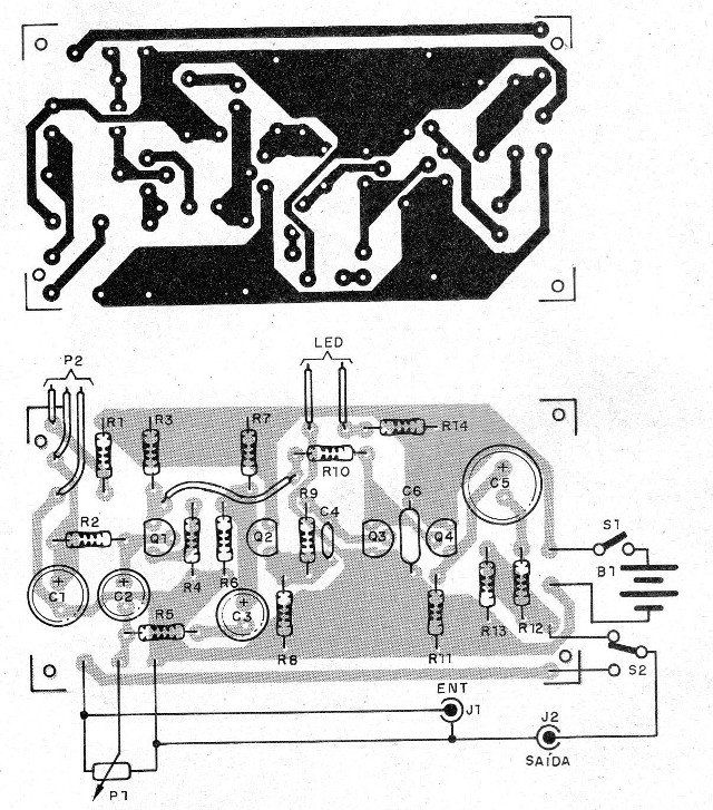 Figura 5 – Placa para a montagem
Figura 5 – Placa para a montagem