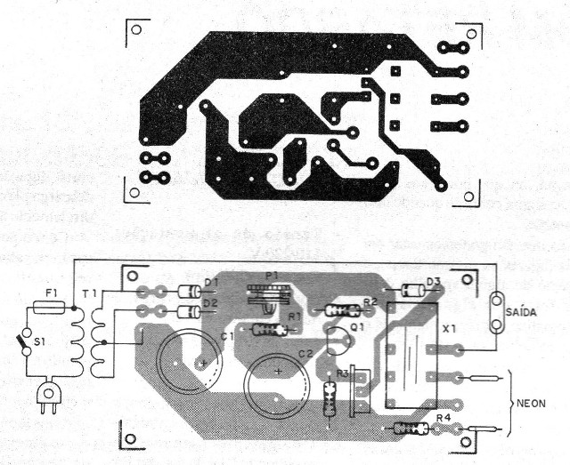 Figura 2 – Placa para a montagem
Figura 2 – Placa para a montagem