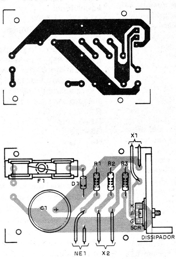 Figura 2 – Placa para a montagem
Figura 2 – Placa para a montagem