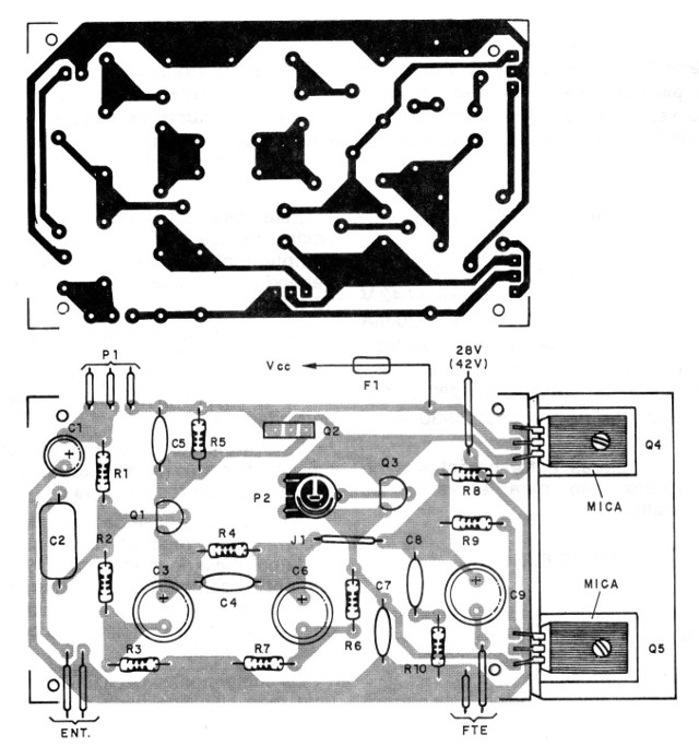    Figura 2 – Placa para a montagem
