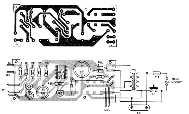 Figura 4 – Placa para a montagem
Figura 4 – Placa para a montagem