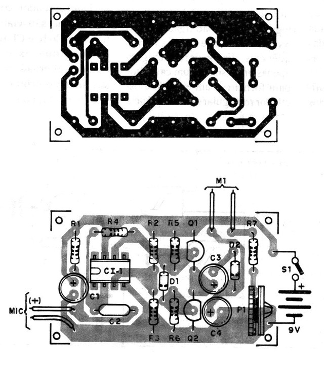 Figura 2 – Placa para a montagem
Figura 2 – Placa para a montagem