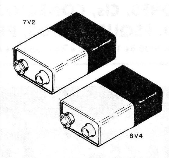 Figura 2 – Baterias de 9 V de NiCad
Figura 2 – Baterias de 9 V de NiCad