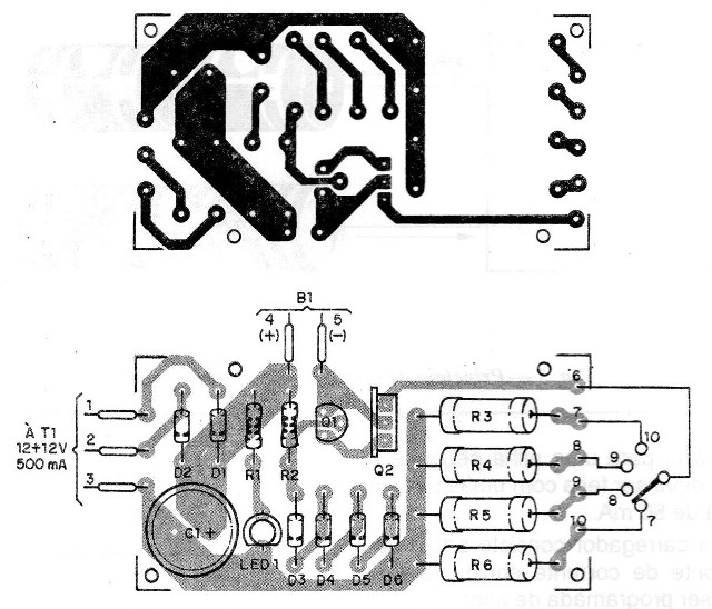 Figura 6 – Placa para a montagem
Figura 6 – Placa para a montagem