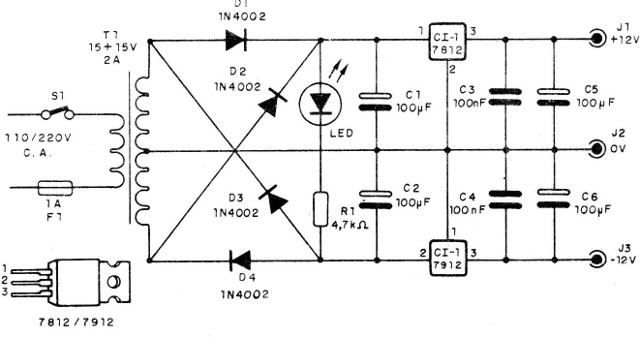 Figura 1 – Diagrama da fonte
Figura 1 – Diagrama da fonte