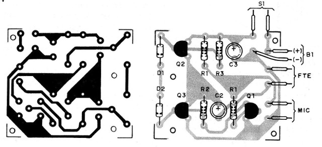Figura 4 – Placa para a montagem
Figura 4 – Placa para a montagem