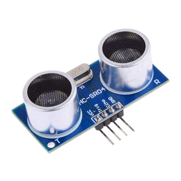 Figura 1 - Sensor de distância ultrassônico HC-SR04 (fonte da imagem: https://www.filipeflop.com/produto/sensor-de-distancia-ultrassonico-hc-sr04/)
Figura 1 - Sensor de distância ultrassônico HC-SR04 (fonte da imagem: https://www.filipeflop.com/produto/sensor-de-distancia-ultrassonico-hc-sr04/)