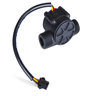 Figura 6 - sensor de fluxo de água (fonte da imagem: https://www.robocore.net/loja/sensores/sensor-de-fluxo-de-agua?gclid=CjwKCAjw2a32BRBXEiwAUcugiJ5jpSSfiJdUeEQPkoyzWsblGKZ-CrTPlD511ukho4iaukXQcSISmRoCjtAQAvD_BwE)
Figura 6 - sensor de fluxo de água (fonte da imagem: https://www.robocore.net/loja/sensores/sensor-de-fluxo-de-agua?gclid=CjwKCAjw2a32BRBXEiwAUcugiJ5jpSSfiJdUeEQPkoyzWsblGKZ-CrTPlD511ukho4iaukXQcSISmRoCjtAQAvD_BwE)