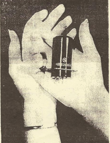 Na foto um amplificador magnético (increductor) de 1951.
Na foto um amplificador magnético (increductor) de 1951.