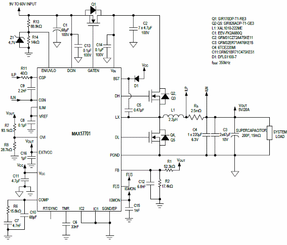 Figura 3 – Carregador de supercapacitor de 20 A.
