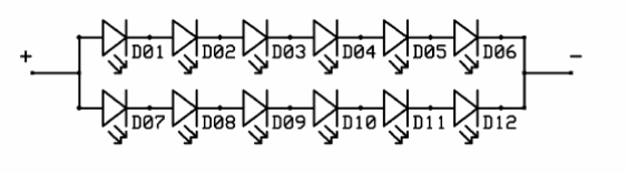 Figura 2 – Ligação dos LEDs
