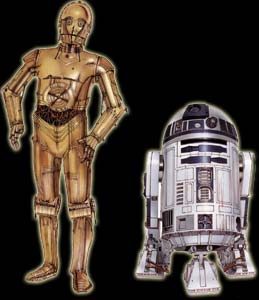 Figura 2 - R2D3 e C3CPO – Famosos robôs da série Star Wars
Figura 2 - R2D3 e C3CPO – Famosos robôs da série Star Wars