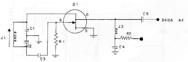 Figura 3 - Oscilador de frequência variável
Figura 3 - Oscilador de frequência variável