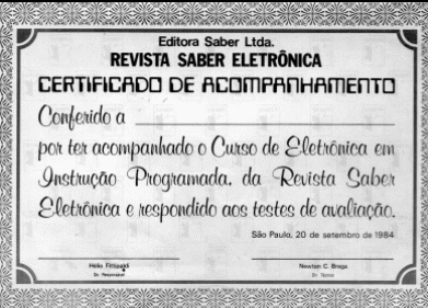 Figura 2 – O certificado
Figura 2 – O certificado