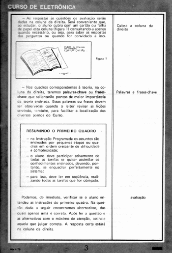 Figura 3 – Estrutura de uma lição
Figura 3 – Estrutura de uma lição
