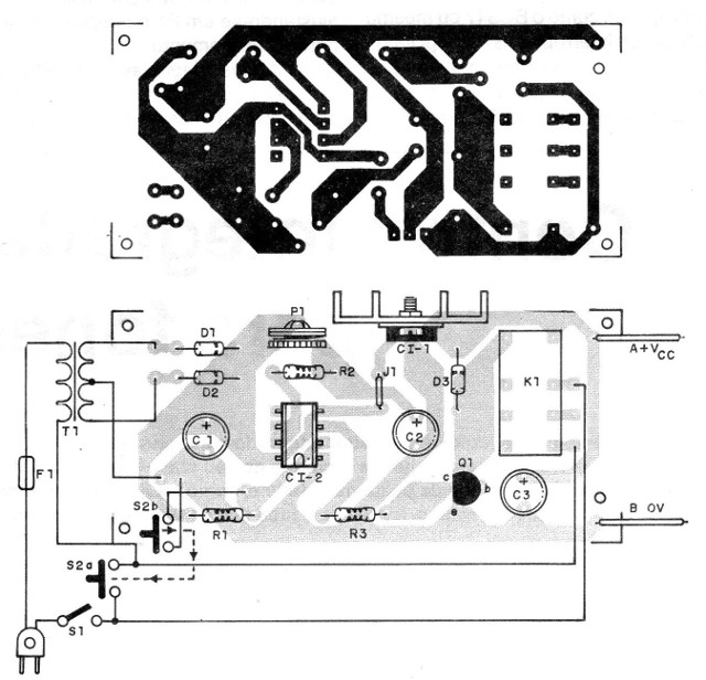    Figura 2 – Placa para a montagem
