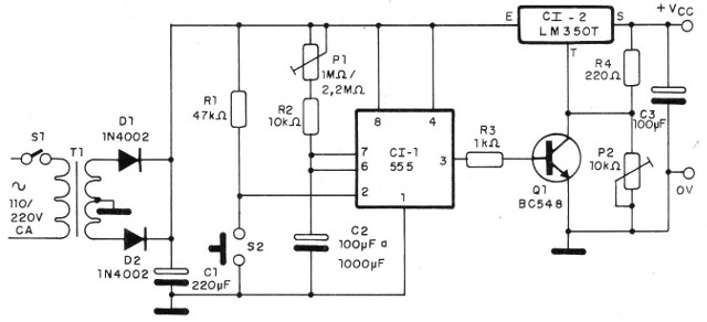Figura 3 – Diagrama completo da fonte
Figura 3 – Diagrama completo da fonte