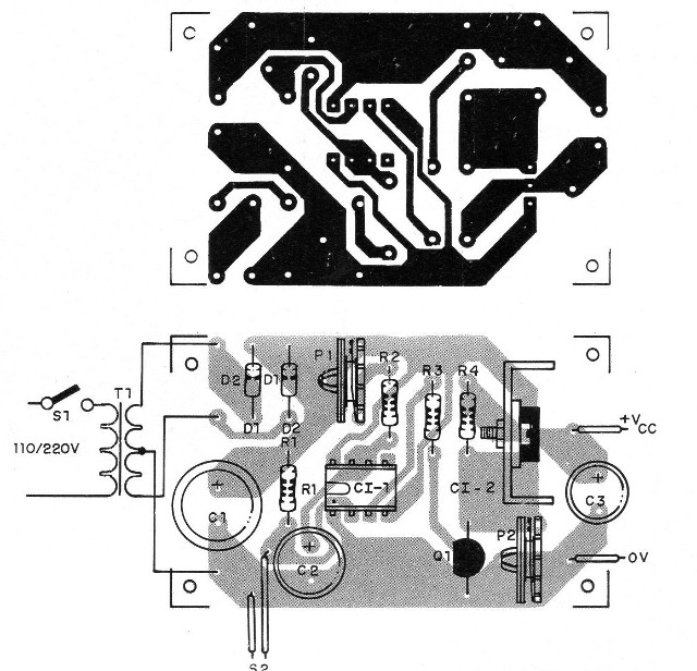Figura 4 – Placa para a montagem
Figura 4 – Placa para a montagem