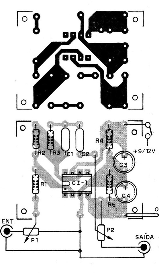 Figura 6 – Placa para a montagem
Figura 6 – Placa para a montagem