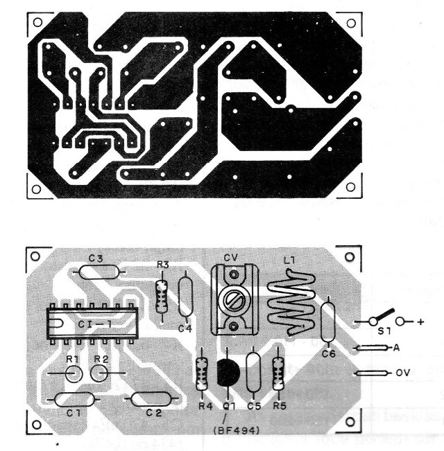 Figura 4 – Placa para a montagem
Figura 4 – Placa para a montagem