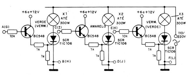 Figura 6 – Circuito para lâmpadas de alta potência
Figura 6 – Circuito para lâmpadas de alta potência