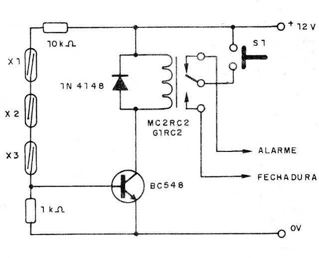    Figura 12 – Circuito para o sistema
