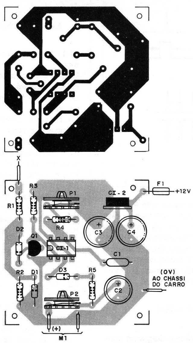   Figura 6 – Placa para a montagem
