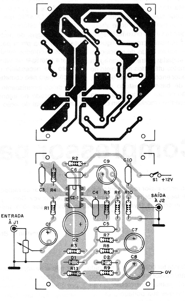 Figura 3 – Placa para a montagem
Figura 3 – Placa para a montagem