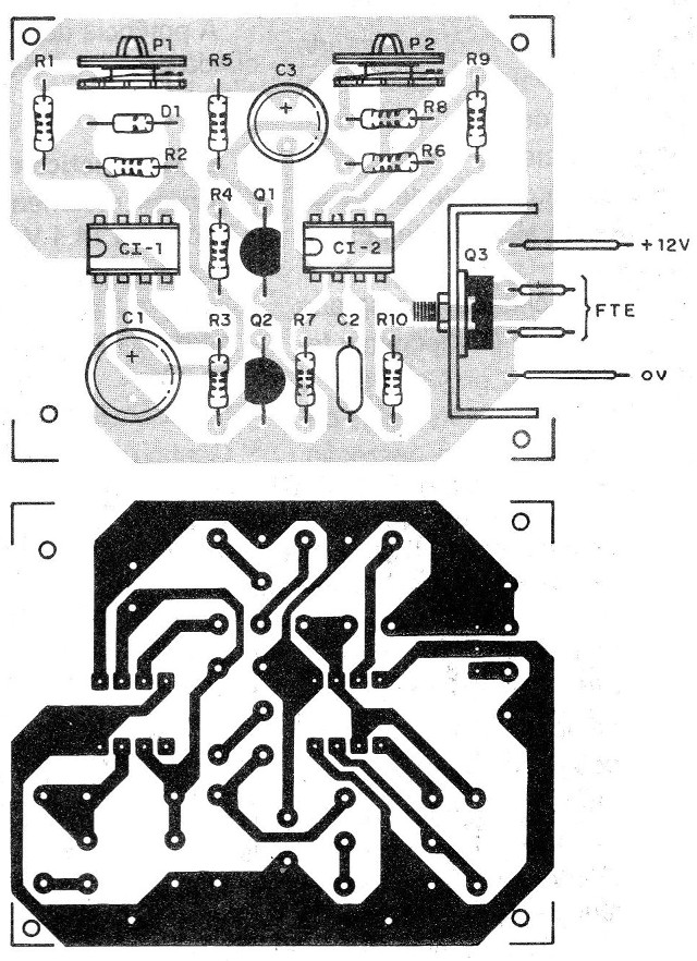 Figura 3 – Placa para a montagem
Figura 3 – Placa para a montagem