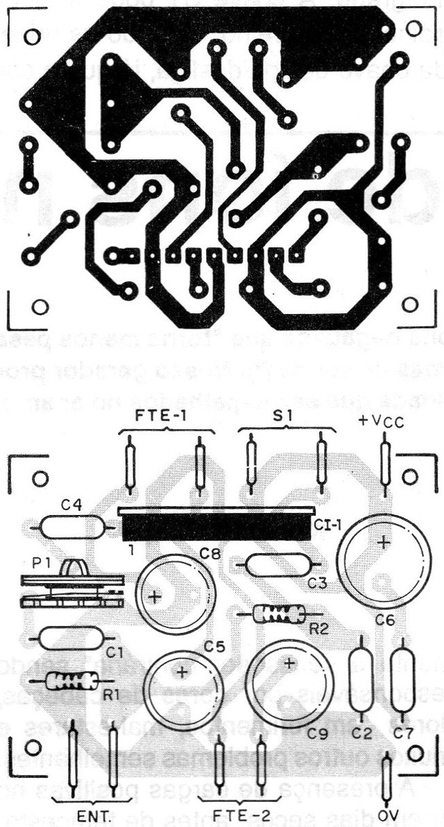 Figura 3 – Placa para a montagem
Figura 3 – Placa para a montagem