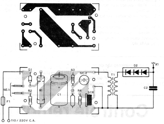Figura 3 – Placa para a montagem
Figura 3 – Placa para a montagem